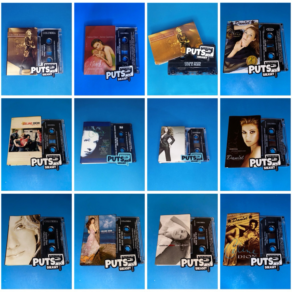 kaset pita Celine Dion - Berbagai Macam Album