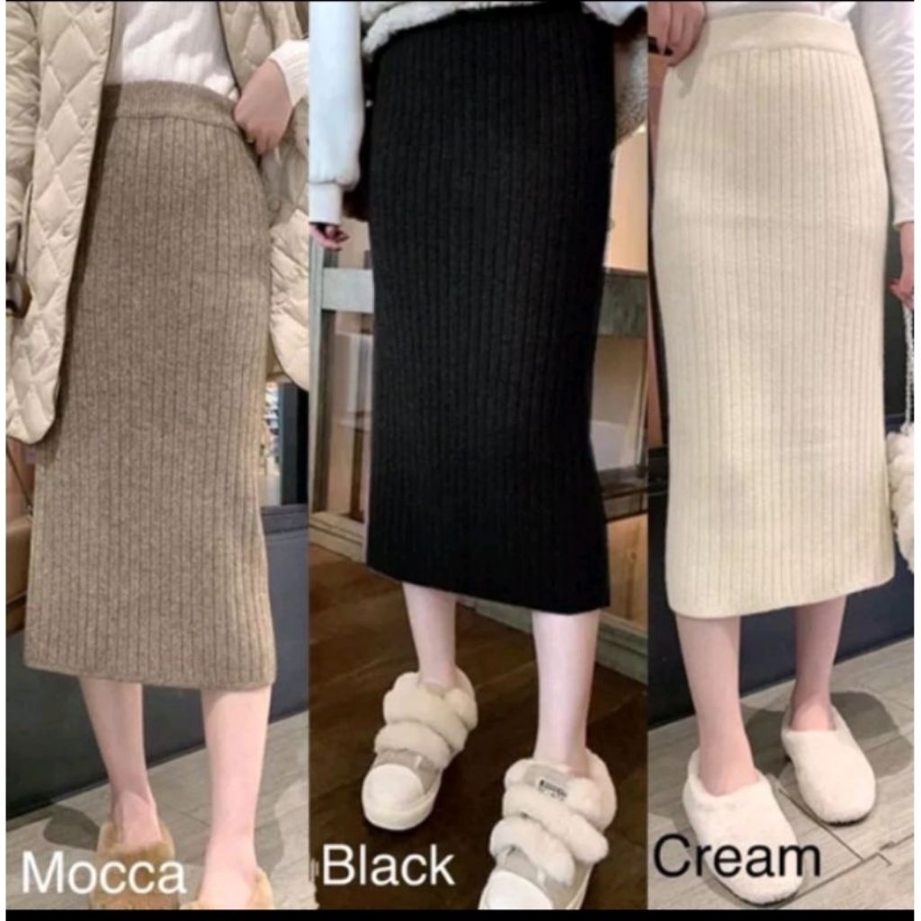 ROK RAJUT SPAN // ROK KNIT PREMIUM// KNIT SKIRT