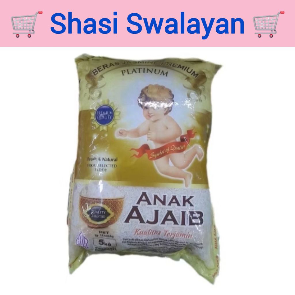 

BERAS ANAK AJAIB 10 KG - Beras Jasmine Premium Platinum