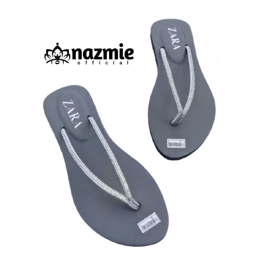 Sandal Flipflops Wanita Double Mutiara Sandal Jepit Women ZR New