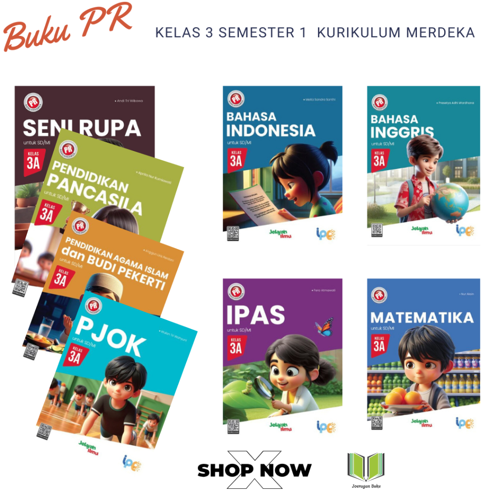 Buku Pr/LKS SD/MI Kurmer Kelas 3/III Semester 1 Kurikulum Merdeka Intan pariwara Tahun 2025