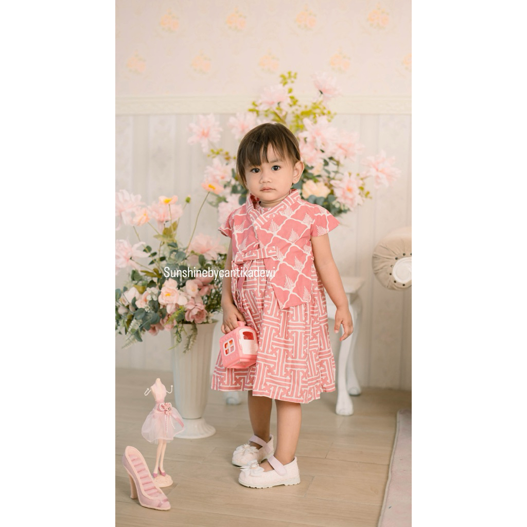 Hana Dress | Dress batik anak | Batik Anak Perempuan
