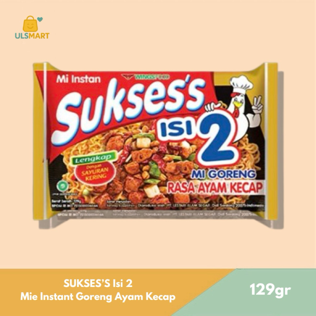

SUKSES’S Isi 2 Mie Instant Goreng Ayam Kecap 129 g