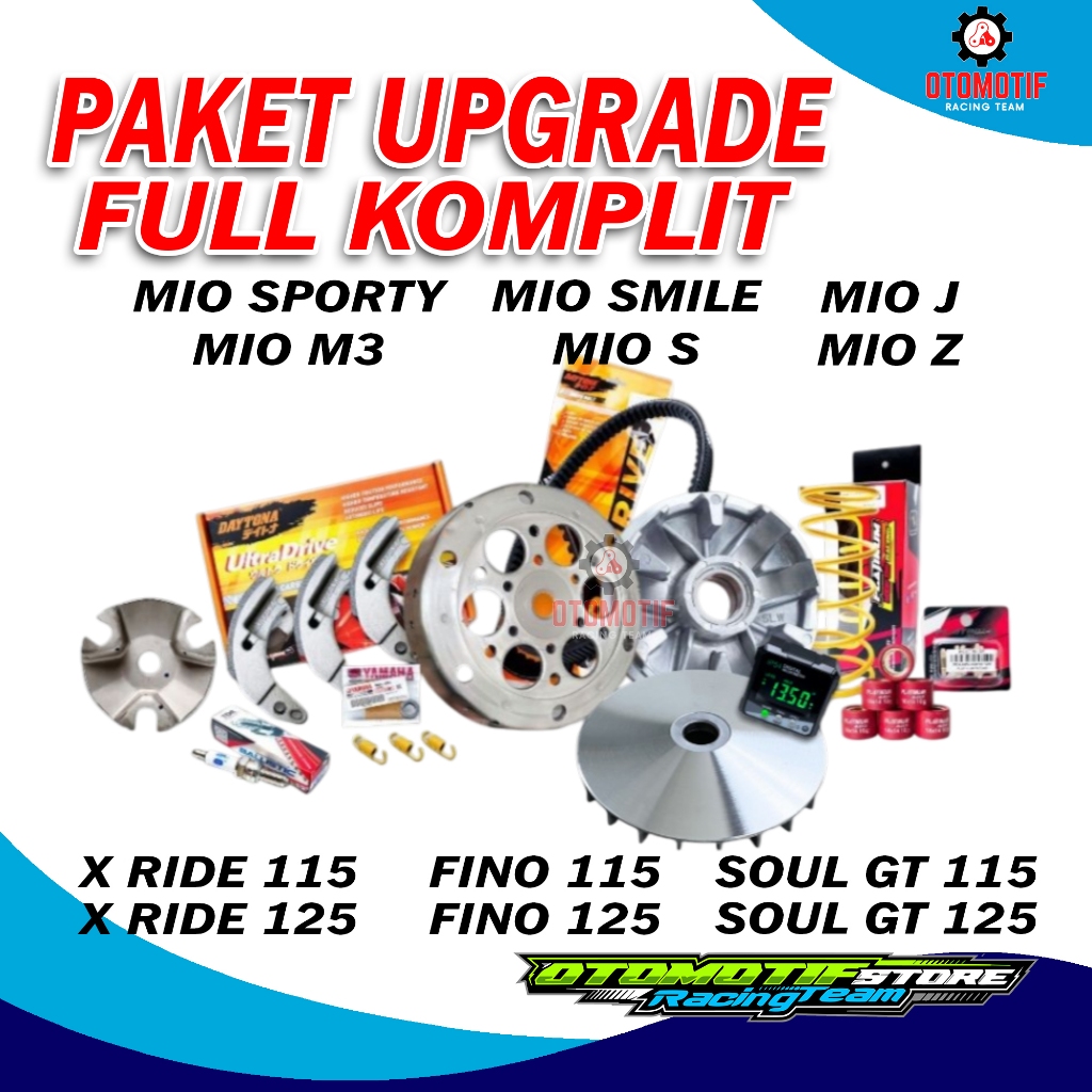 Paket Kirian CVT Mio Sporty Karbu Mio J M3 Upgrade Full Komplit Nmax Vario Pcx Kirian Cvt Beat Upgra