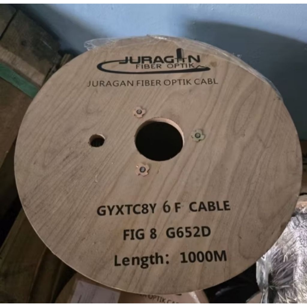 Kabel FO fig 8 G652D 6 core 1000 M / kabel FO fig 8 G652D 6 core 1 KM