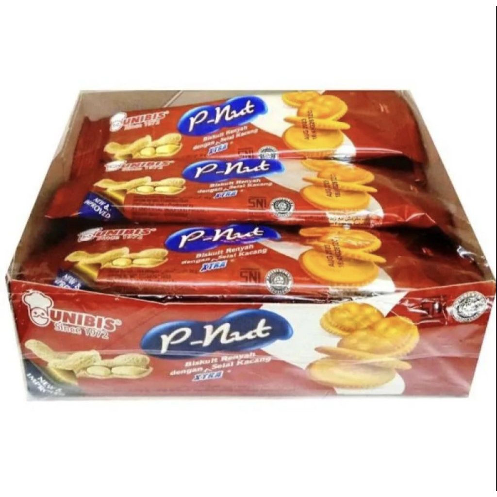 Unibis Peanut 24 Gram (isi 12) Unibis Peanut selai kacang
