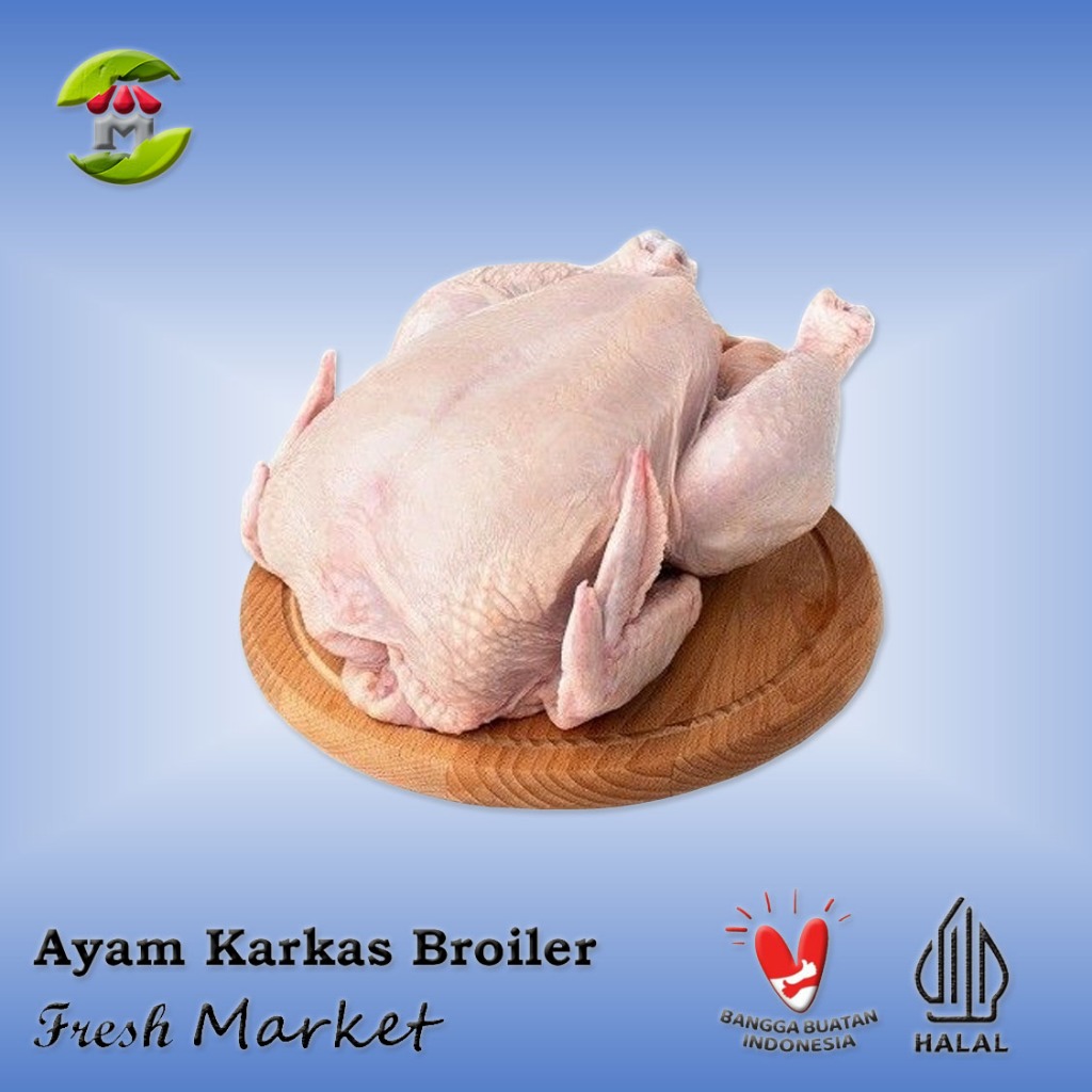 [BOGOR] Ayam Karkas Broiler Ayam Potong Utuh 500gr - 1kg