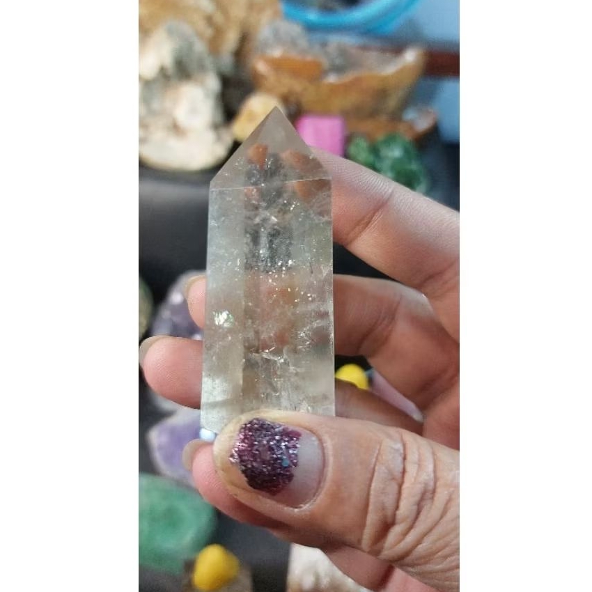 Natural Tower Smoky Quartz Rainbow