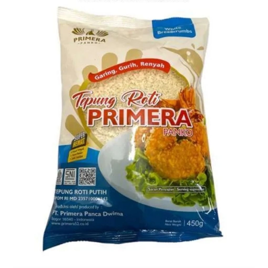 

Primera Tepung Roti Putih 900 gr / 450 gr