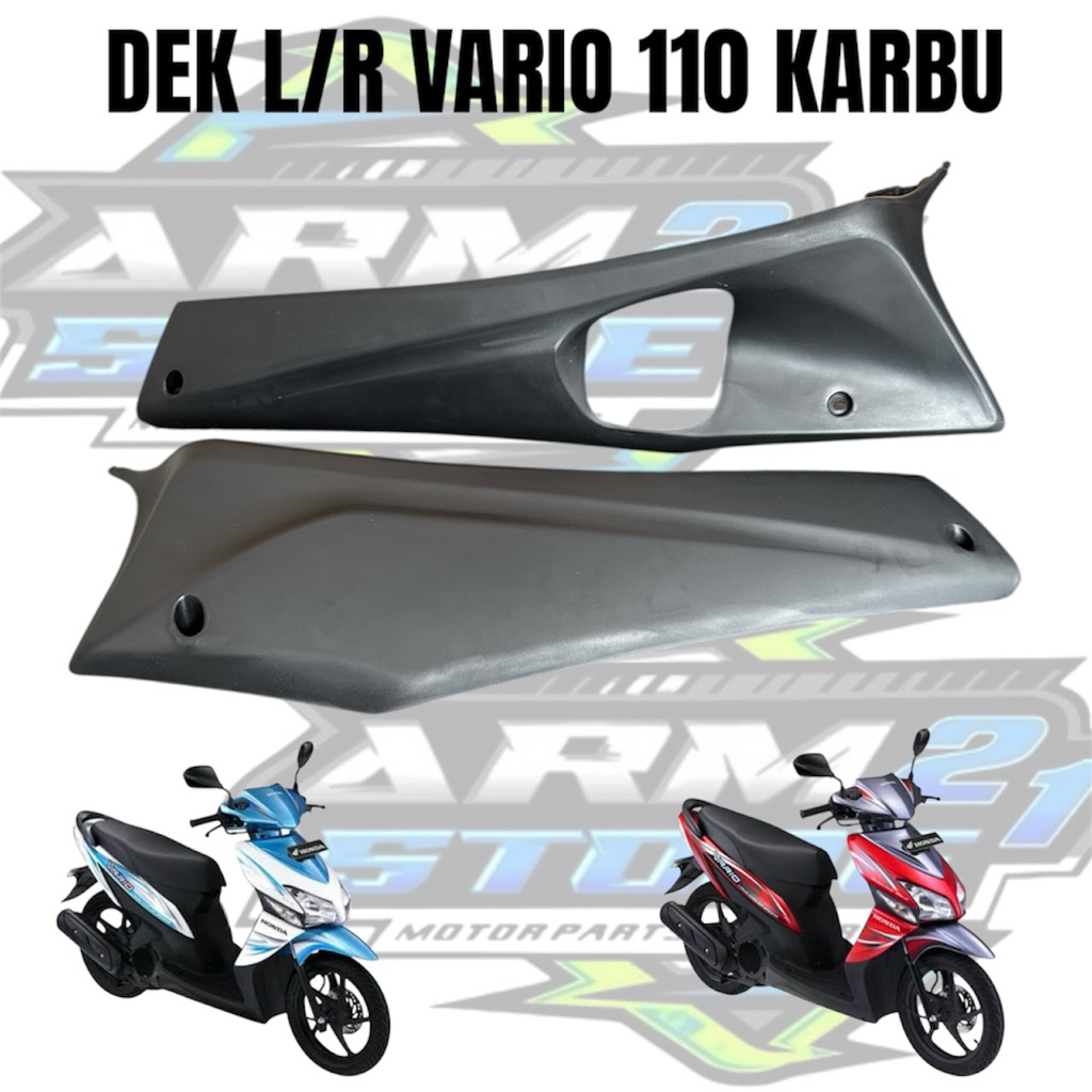 Dek L/R Vario Karbu 110 - Cover Sambungan Dek Samping Standar Vario Karbu 110