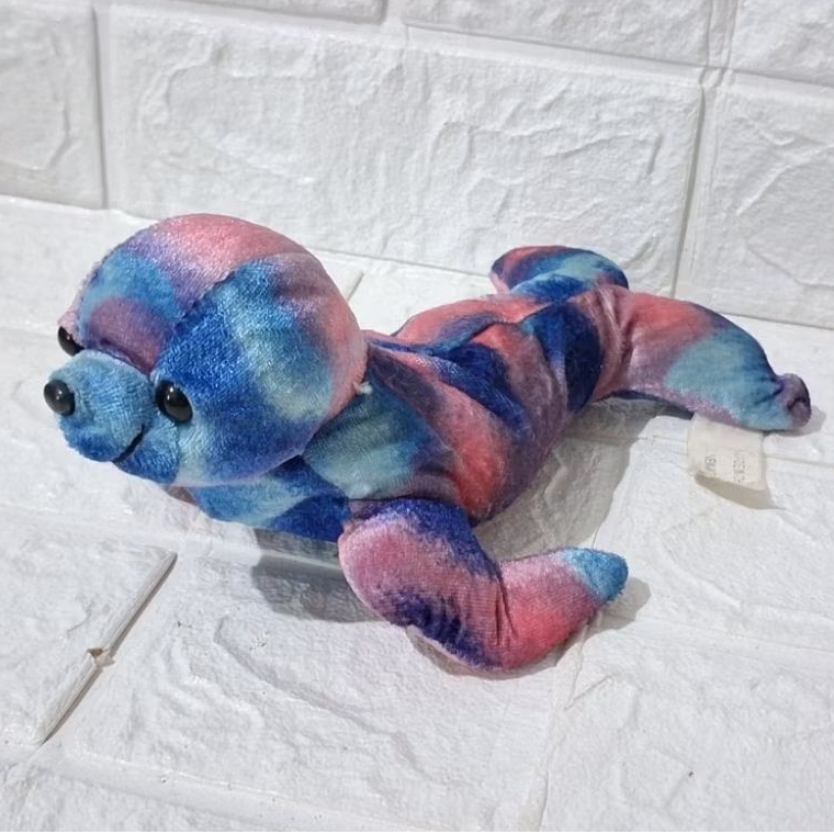 boneka dugong pelangi rainbow boneka anjing guguk singa laut boneka hewan binatang