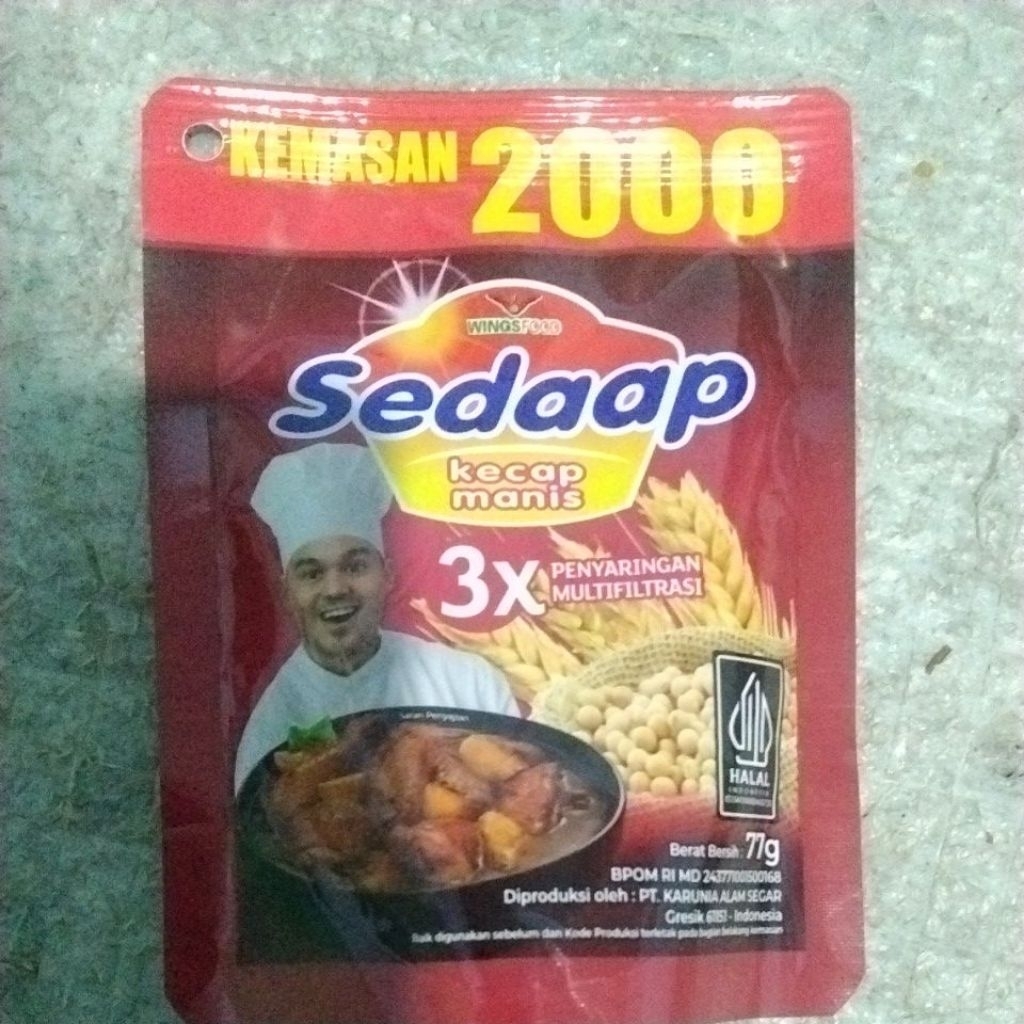 

Kecap Sedaap Manis 77 gram Murah ecer 2000