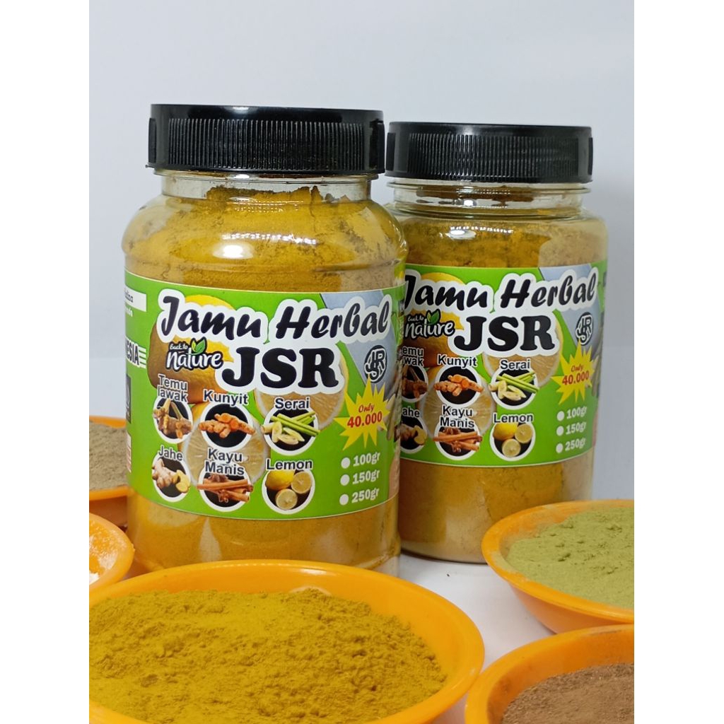 

JSR Komplit Kunyit Jahe Temulawak Serai Kayu Manis Lemon Minuman Kesehatan