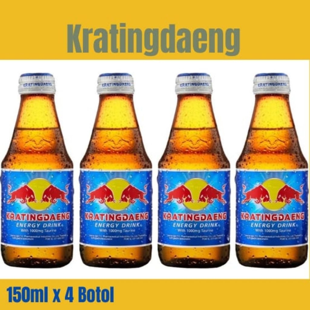 

KRATINGDAENG Minuman Energy Drink 150ml x 4 botol