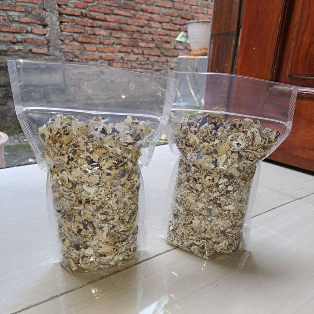 Kulit/Cangkang Telur Puyuh untuk pupuk organik dan pakan