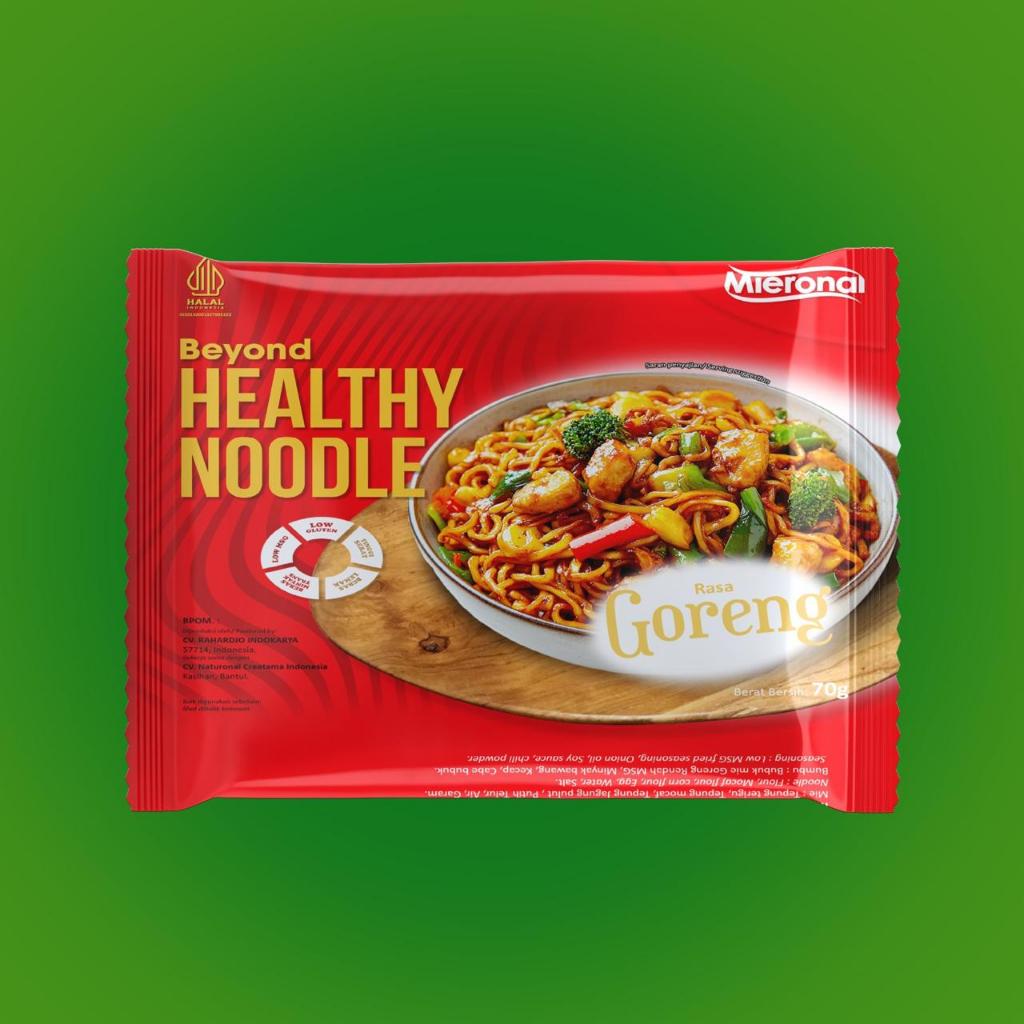 

MIERONAL Mie Goreng Tanpa Pengawet Tinggi Serat Cocok Untuk Diet