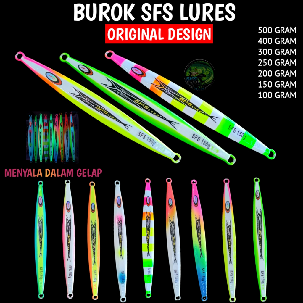 METAL JIG 500 GRAM 400 GRAM 300 GRAM FUL GID UMPAN PANCING METAL JIG MICRO JIG METAL JIG ASSIST HOK 