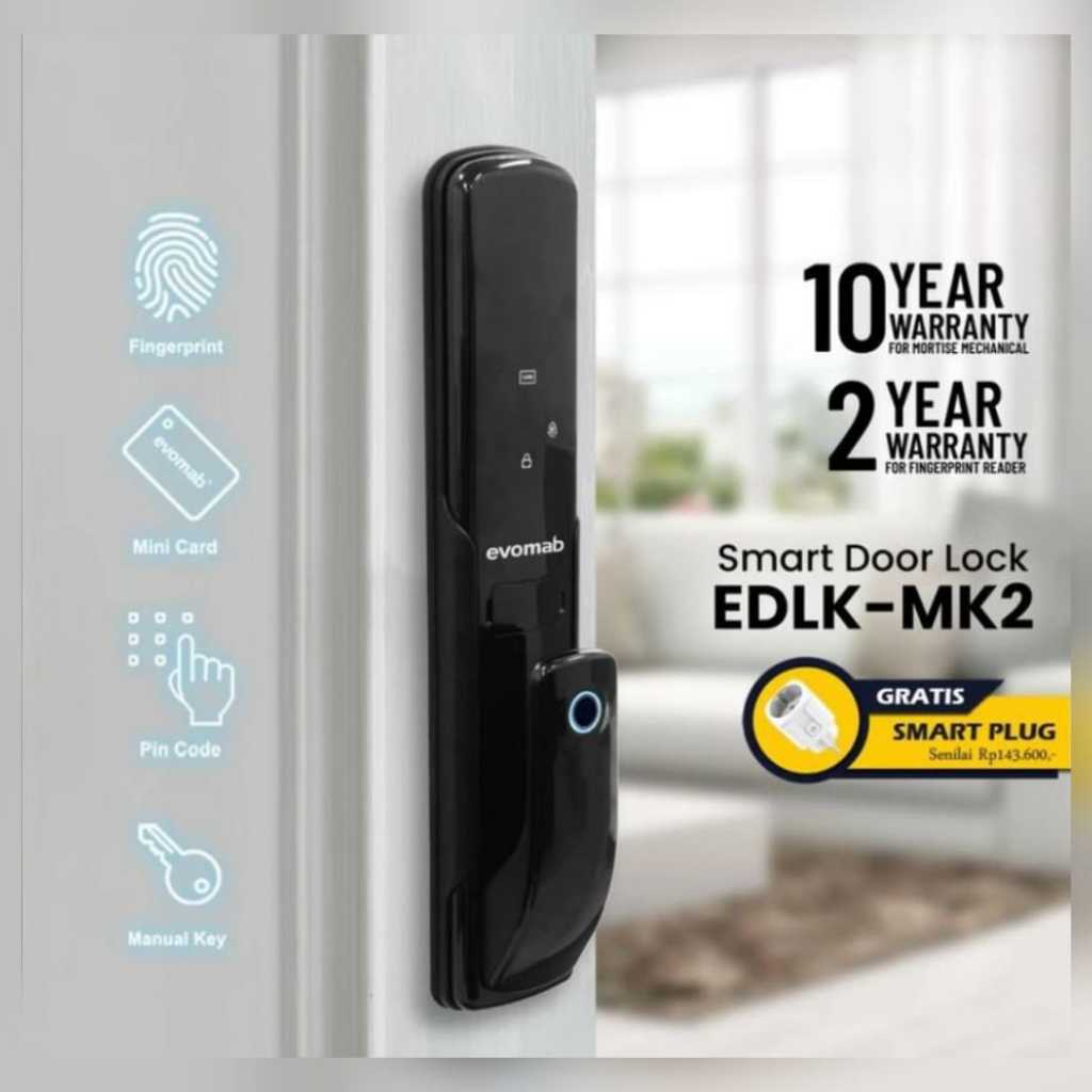 EVOMAB EDLK MK2 - DIGITAL LOCK / Handle Digital Modern