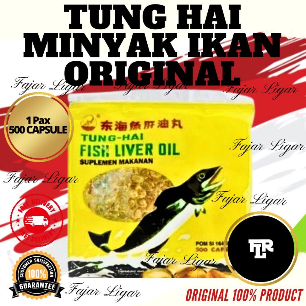 MINYAK IKAN TUNG HAI LIVER OIL ISI 500 MINYAK IKAN UNTUK KUCING ANJING HAMSTER AYAM ORIGINAL