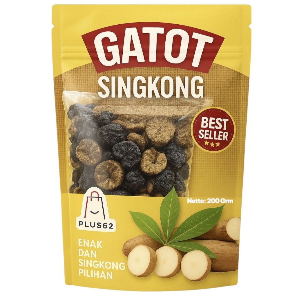 

Gatot Singkong–Camilan Singkong Pilihan Siap Kukus Cemilan Tradisional 200gr