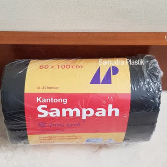 Kantong Plastik Sampah Roll uk 60 (isi 20 lembar) / Trash Bag 60x100
