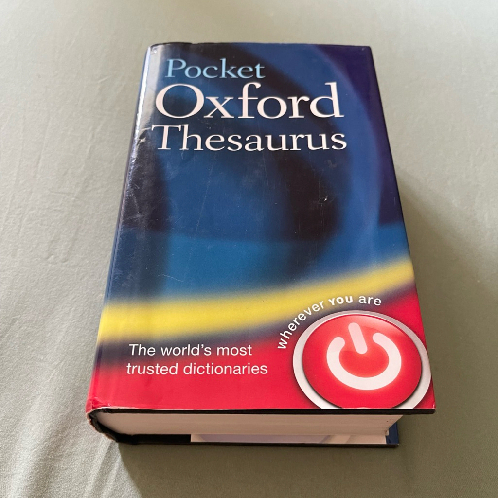 Buku Kamus Sinonim Pocket Oxford Thesaurus Second Bekas Kondisi Bagus