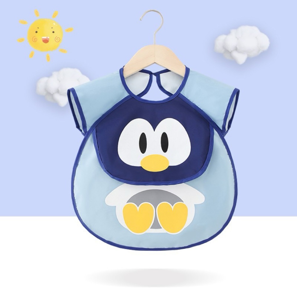 Leleoncare Perlengkapan bayi/Celemek bayi/Celemek baju bayi/Bib anak-anak/Celemek bayi EVa / ￼Baby B