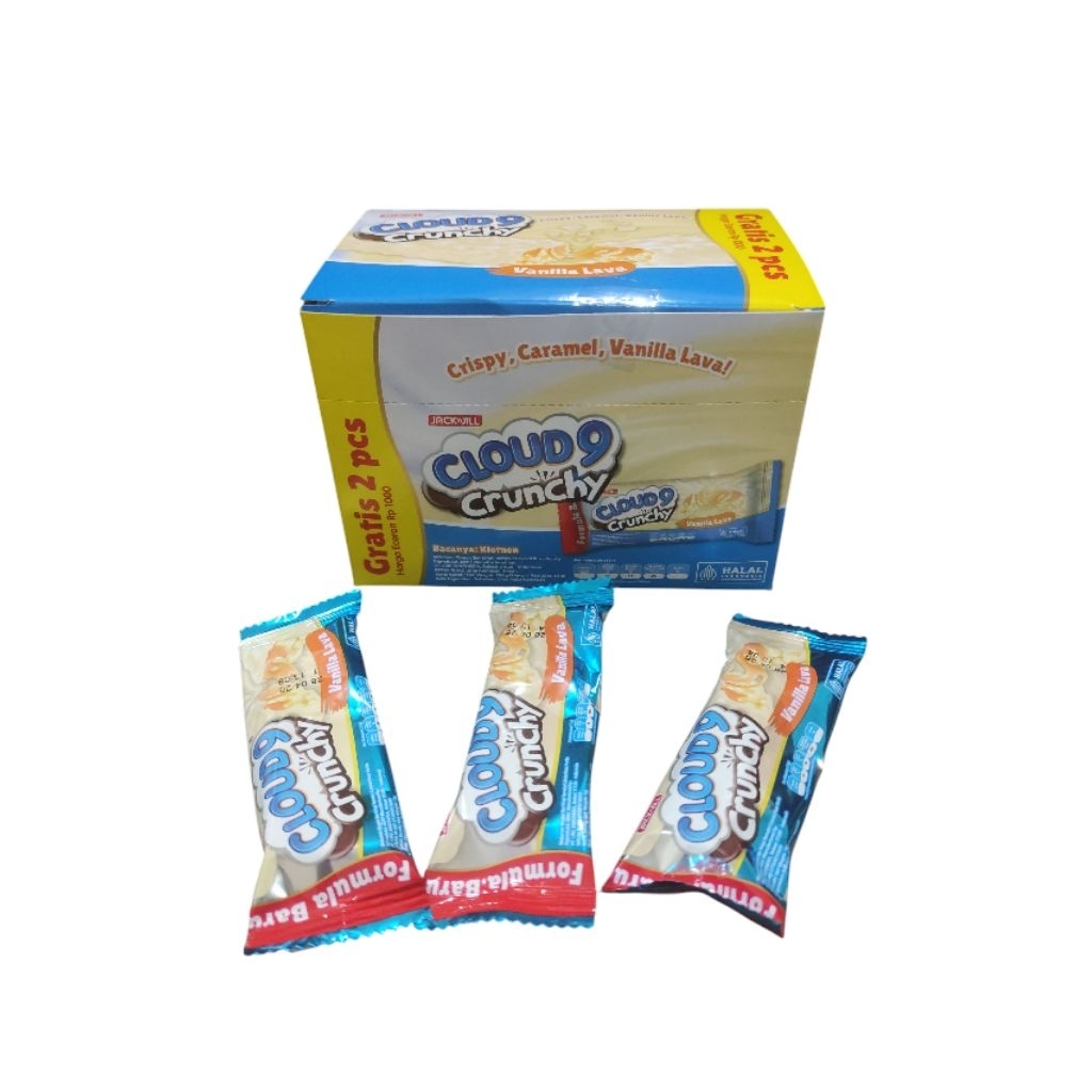 

Cloud 9 crunchy per box isi 24 pcs
