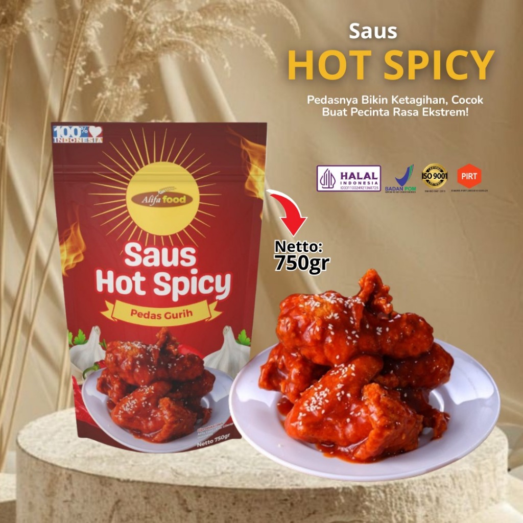 

Saus Hot Spicy 750gr Alifa Food