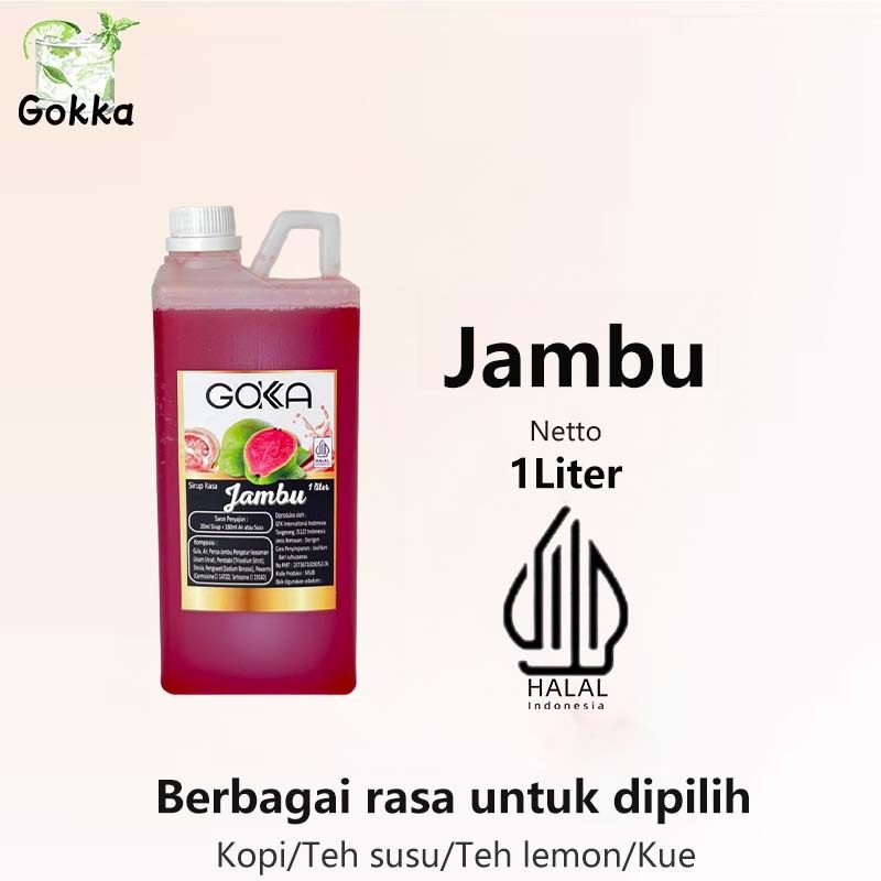 

Gokka Jambu Syrup 1l - Sirup Jambu Gokka - Halal