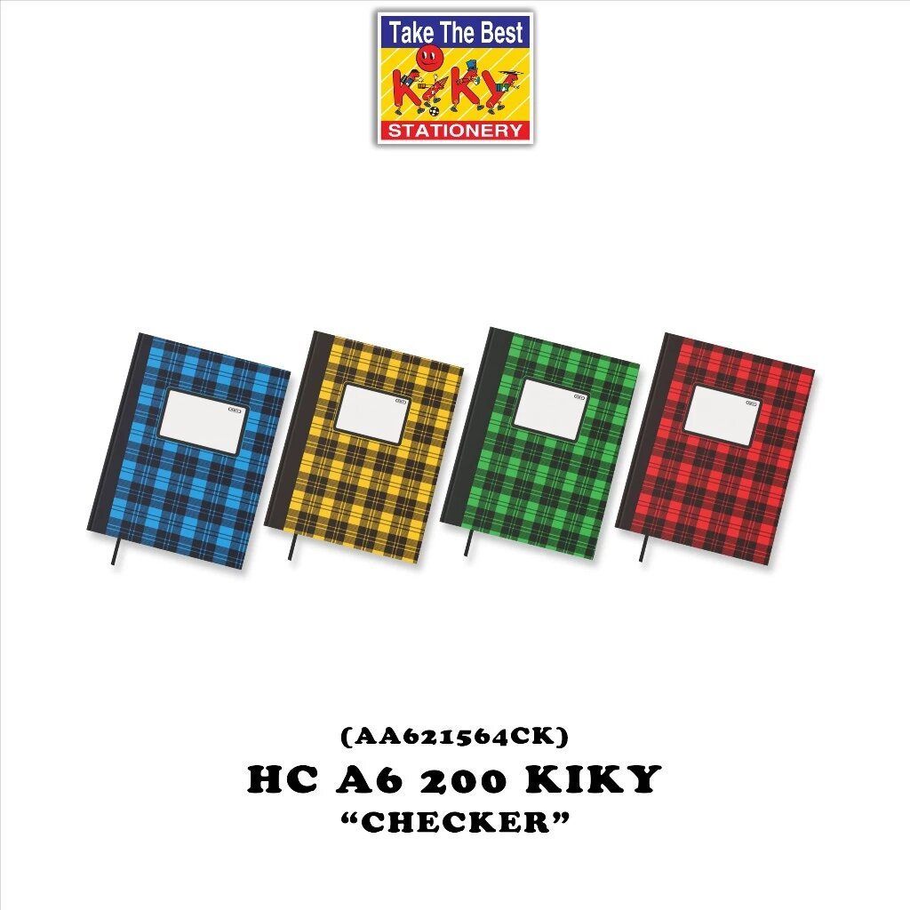 

KIKY Buku Hard Cover A6 Glossy Mini Agenda 200 Lembar