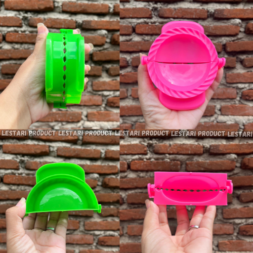 (6PCS) Cetakan pastel dumpling dimsum gyoza plastik /Cetakan pastel / cetakan pangsit ada 3 Ukuran/C