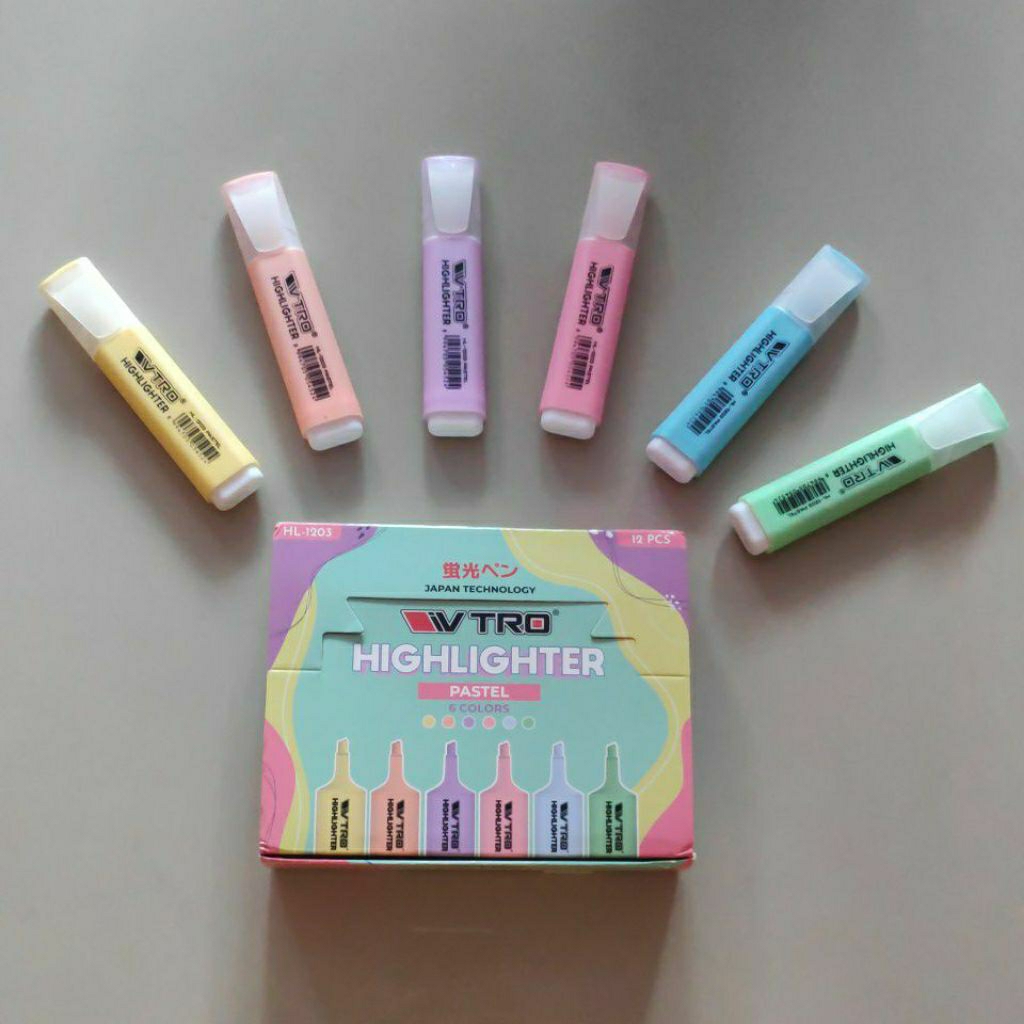 

Highlighter Davis 1 PCS Stabilo Warna Pastel F-6608-36 ATK Alat Tulis Kantor Sekolah