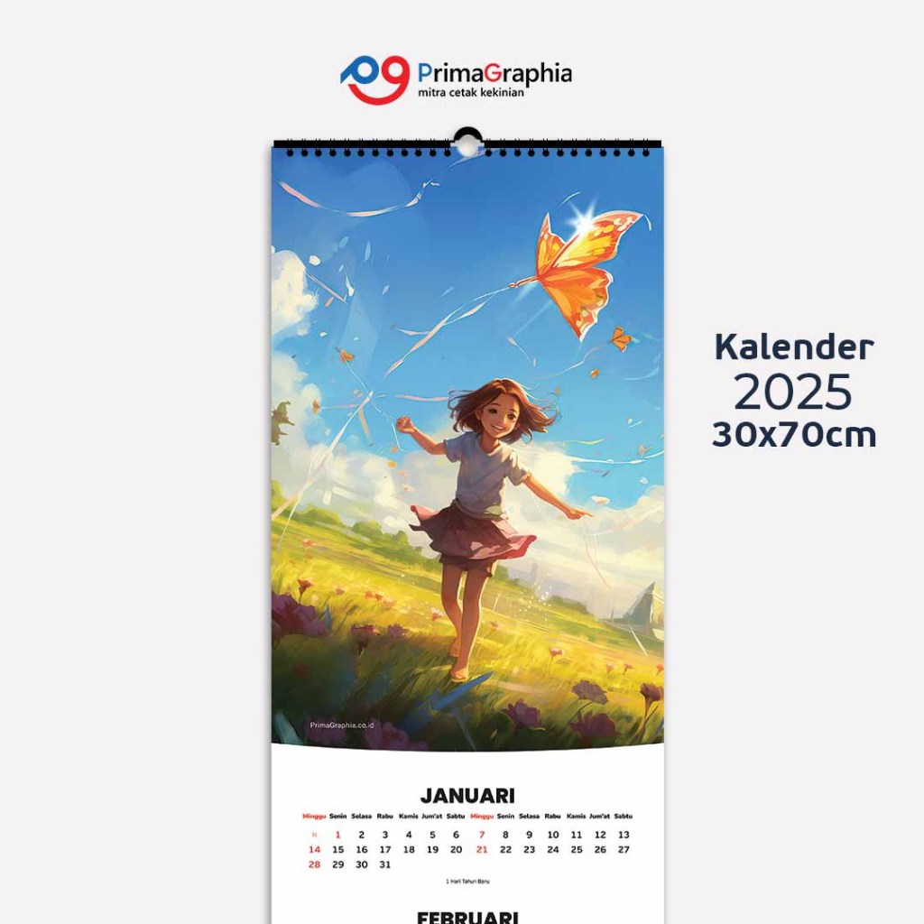 

Kalender Dinding 30x70 isi 7lbr
