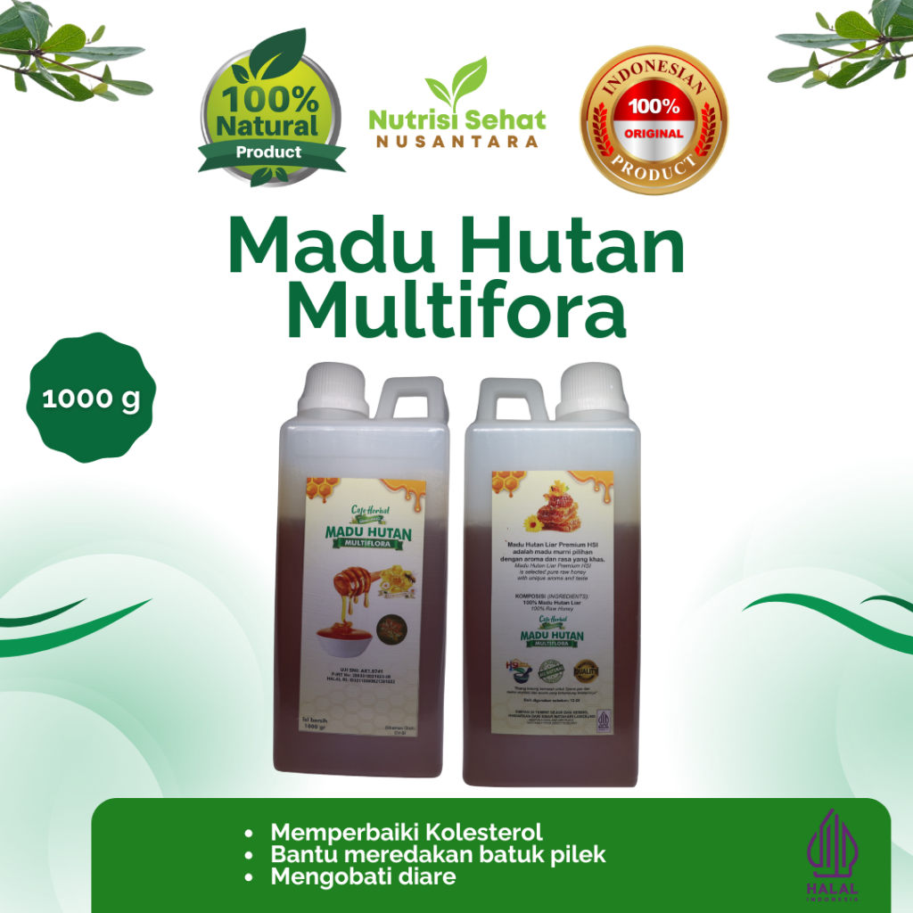 

Madu Hutan Multiflora 1000G – Herbal Alami untuk Imunitas, Nafsu Makan, dan Tekanan Darah