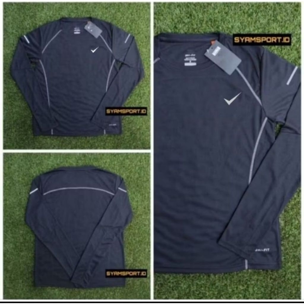 baju kaos olahraga pria lengan panjang sport