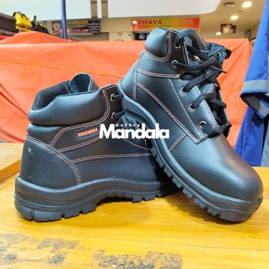 Safety Krushers Dallas Black Original 100% / Sepatu Krushers Dallas Black Original Berkualitas