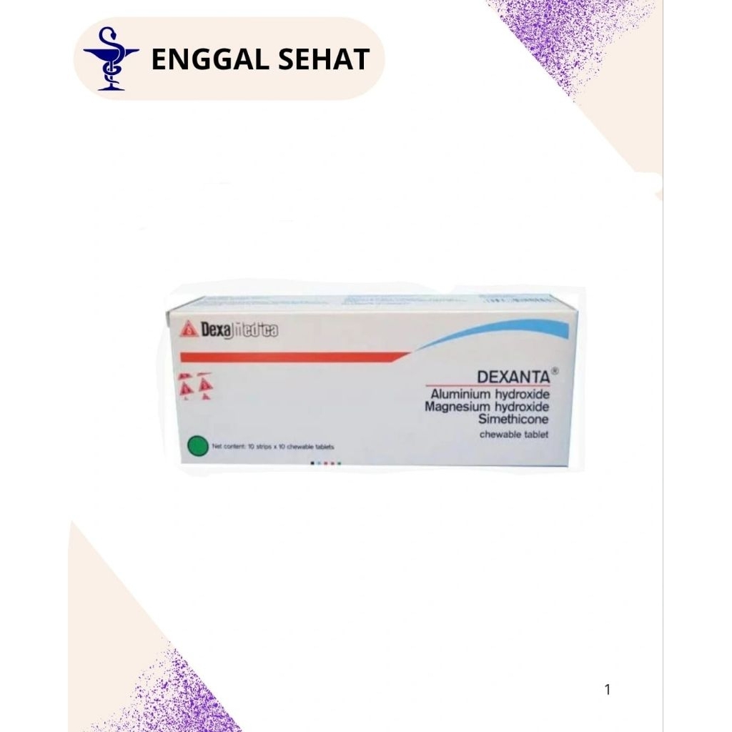 DEXANTA TABLET KUNYAH 1Strip 10Tablet