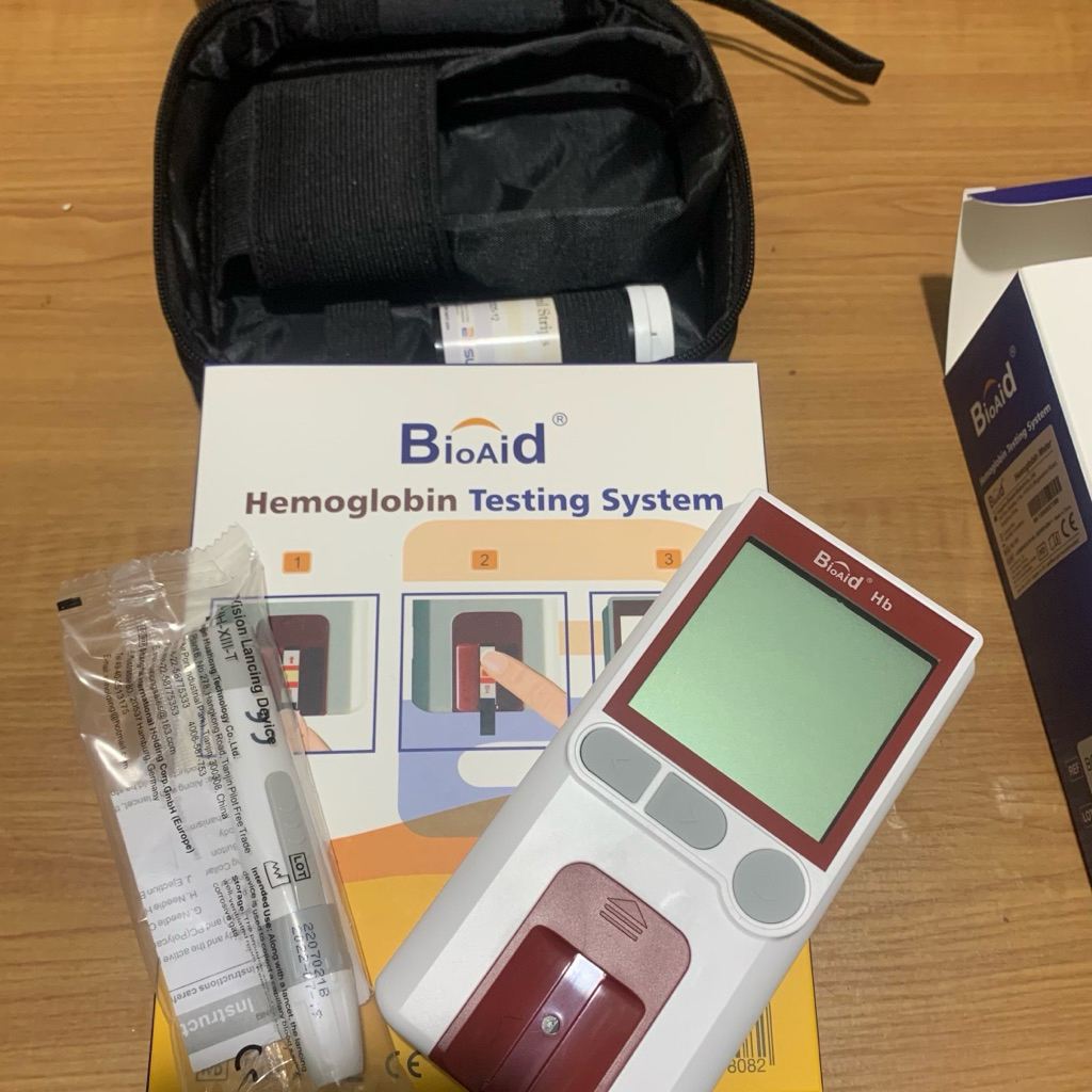 alat tes cek HB hemoglobin darah bioaid HB Meter system