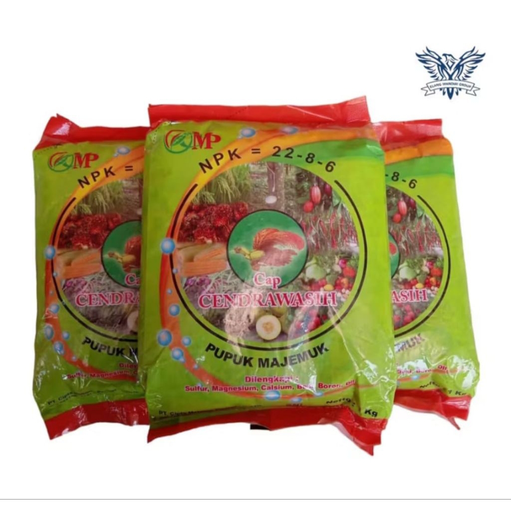 CENDRAWASIH 1KG Pupuk NPK 22 8 6 Nitrogen Magnesium Phospat Sulfur Setara Pupuk Sprinter
