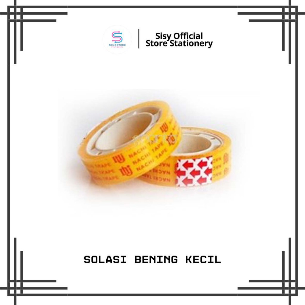 

Gold Tape Solasi Selotip Bening 12mm - Isolasi Solatip Gold Tape 1/2 Inch