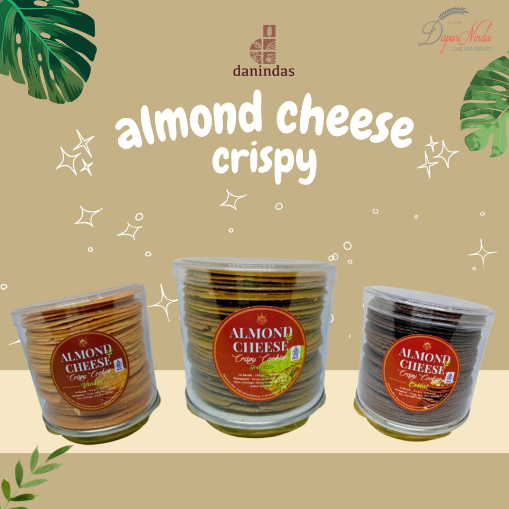 

ALMOND CHEESE CRISPY BY DANINDAS