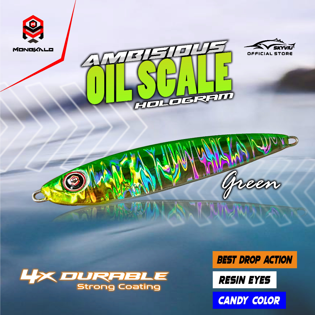 Mongkalo Ambisious Minyak noGID noMotif Candy 100 Hijau