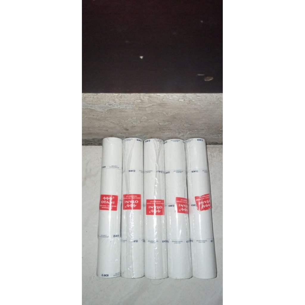

kertas thermal roll kasir 58mm ( merek BCA) kualitas bagus dan Terpercaya