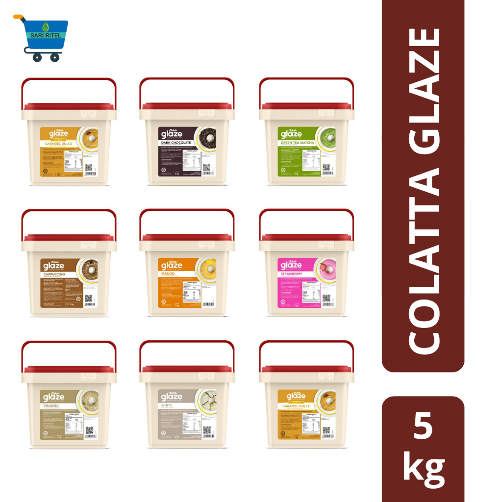 

COLATTA GLAZE 5kg/ Glaze Colatta berbagai rasa 5kg
