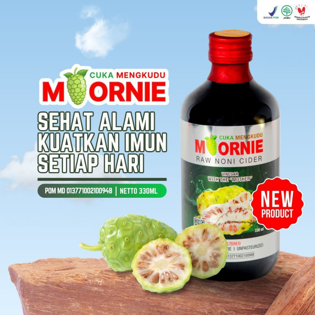 

Cuka Mengkudu Moornie 330ml | Fermentasi Sari Buah Mengkudu Murni Untuk Kesehatan