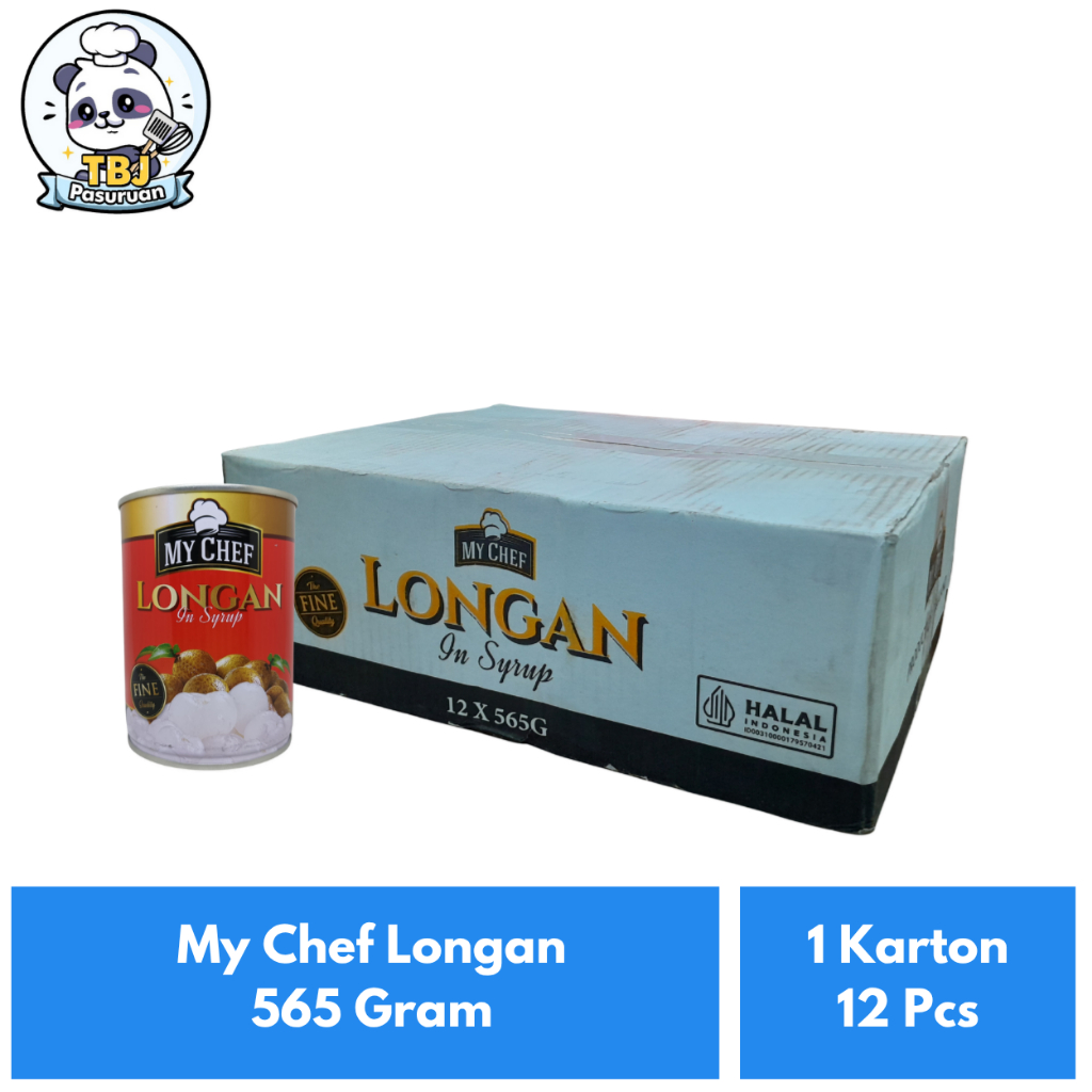 

My Chef Longan 565 Gram Kemasan 1 Karton Isi 12 Pcs