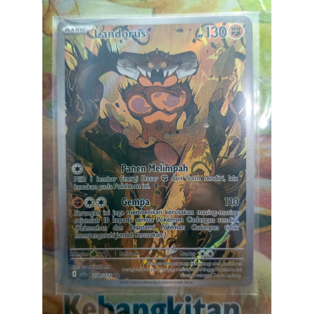 Pokemon Indonesia - LANDORUS (ART RARE)