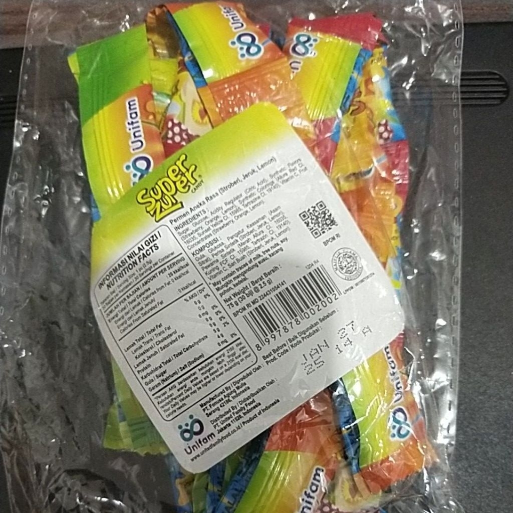 

Permen Superzuper Isi 30