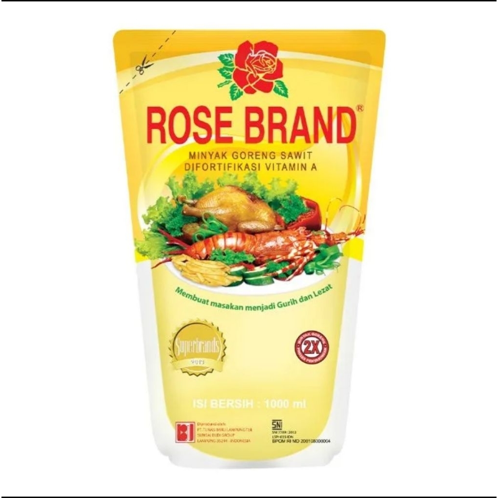 

Minyak Goreng Rose Brand 1000 ml